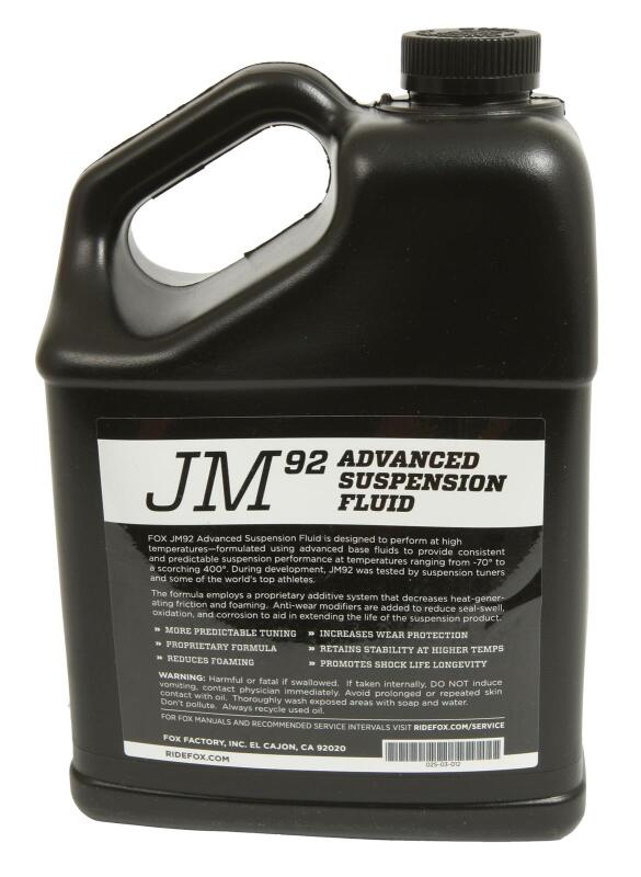 Fox JM92 高性能サスペンションフルード - 1ガロン（約3.79L）