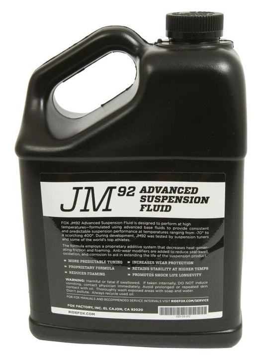 Fox JM92 高性能サスペンションフルード - 1ガロン（約3.79L）