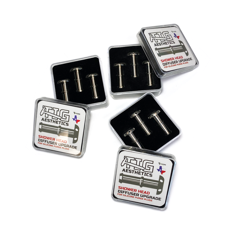 Ticon Tig Aesthetics チタン シャワーディフューザー バーブアウトレット 9個入り(3箱)