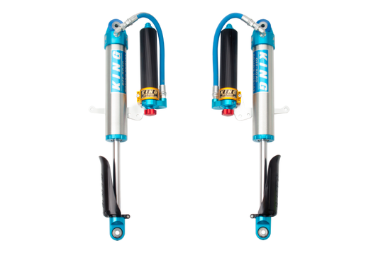King Shocks 2018年以降 Jeep Wrangler JL用 フロント 2.5インチ径 リモートリザーバーショック 0-2インチ（約5cm）リフト対応 調整機能付き（ペア）