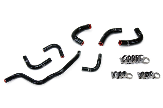 HPS シリコンホースキット - オイルクーラーおよびスロットルボディホース 57-1857-BLK