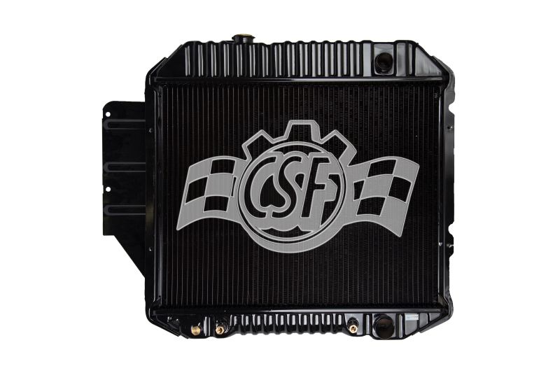 CSF 92-96 Ford E-150 Econoline 4.9L 純正互換 プラスチック製ラジエーター