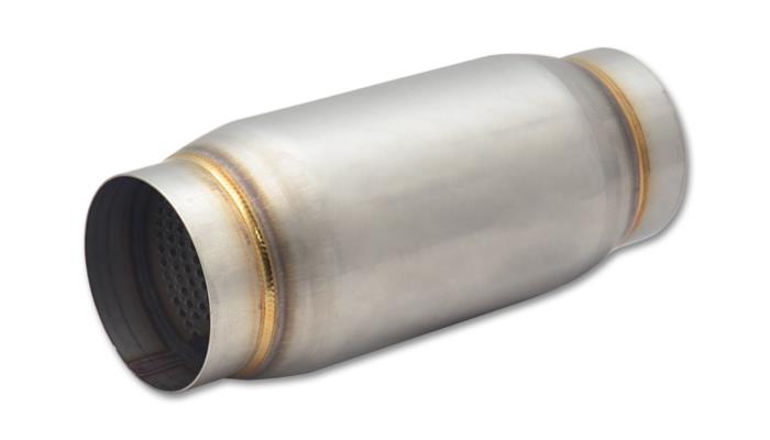 Vibrant ステンレス レースマフラー 入口/出口3.5インチ(約89mm) 長さ9インチ(約229mm)