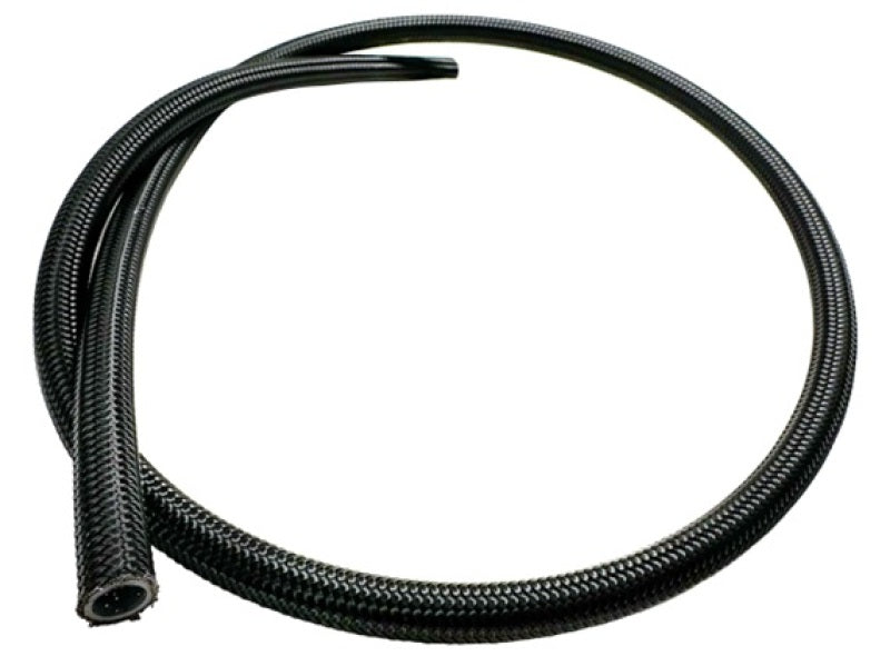 Fuelab ブラックナイロン ステンレスメッシュ PTFE ホース - 12AN - 10フィート（約3.05m）
