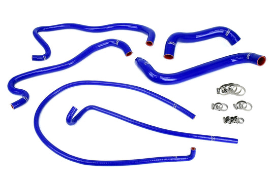 HPS シリコン ホース キット - ラジエーターおよびヒーター ホース 57-1861-BLUE