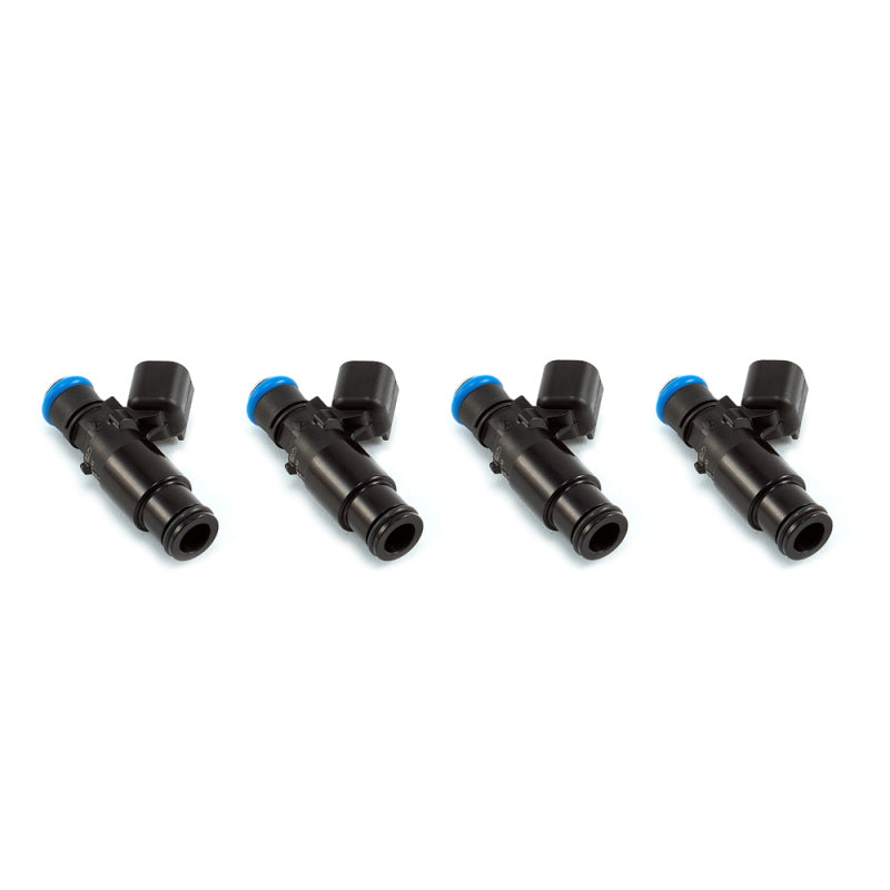 Injector Dynamics 1750-XDS - USCARコネクター / 48mm長 / 14mm（ブラック）ボトムアダプター - 4個セット