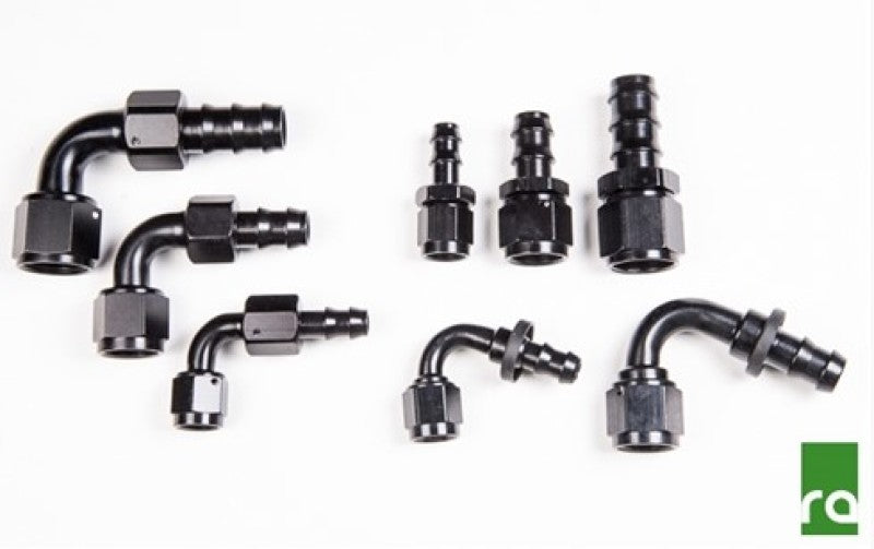 Radium Engineering プッシュロックホースエンド 10AN 60度