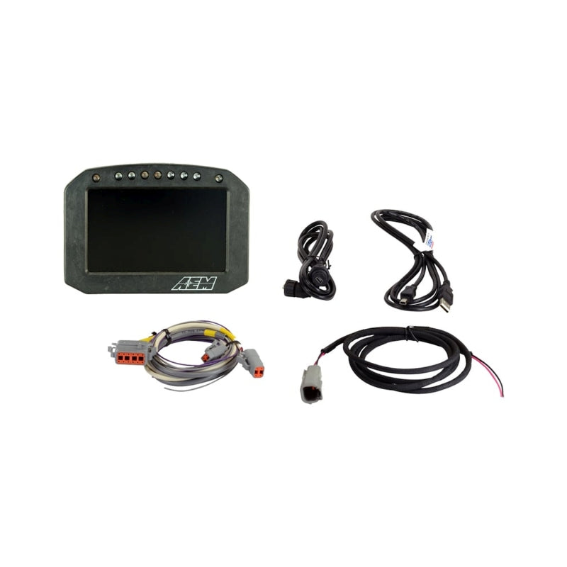 AEM CD-5L カーボン フラッシュマウント フラッシュ デジタルダッシュディスプレイ