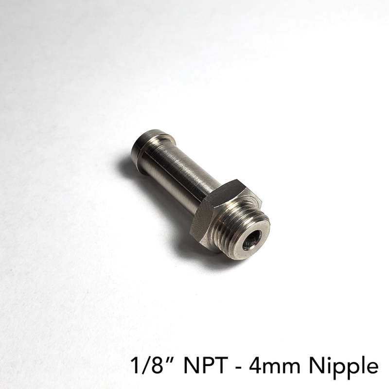Ticon フィッティング 1/8NPT - 4mmニップル 全長32mm