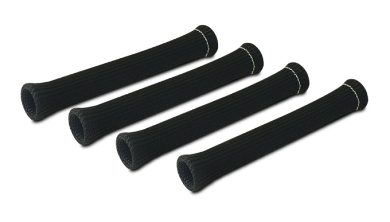 Vibrant スパークプラグブーツ インシュレーター 径3/4インチ(約19mm) 4個入り (ブラック)