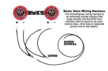 GrimmSpeed Hellaホーン用配線ハーネス | スバル 2002-2014年 WRX / STI