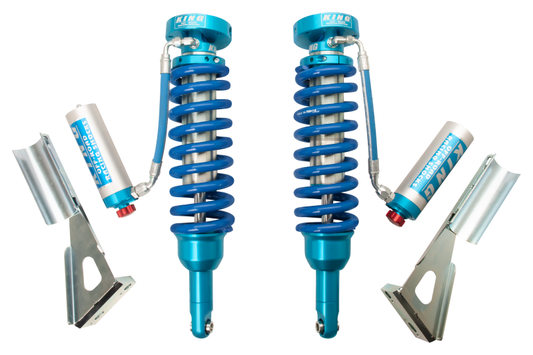 King Shocks 03-09 レクサス GX470 フロント 2.5インチ径（約63.5mm） リモートリザーバー付コイルオーバー 調整機能付き（ペア）