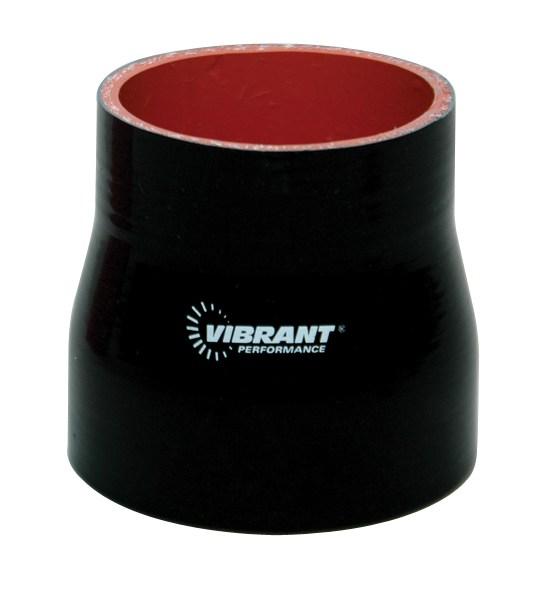 Vibrant 4層 シリコンレデューサー 1インチ(約25mm) x 1.25インチ(約32mm) 長さ3インチ(約76mm) (ブラック)