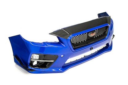 OLM カーボンファイバー アッパーフロントバンパーカバー - 2015-2021 スバル WRX / STI用