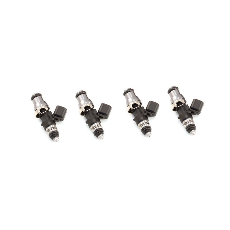 Injector Dynamics 1300cc インジェクター - 48mm 長さ - 14mm グレートップ - 8mm L型Oリング（WRX SFCレール用）(4本セット)