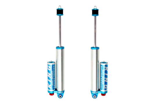 King Shocks 2014年以降 RAM 2500 4WD リア 2.5インチ（約63.5mm）直径 ピギーバックリザーバーショック 調整機能付き（ペア）