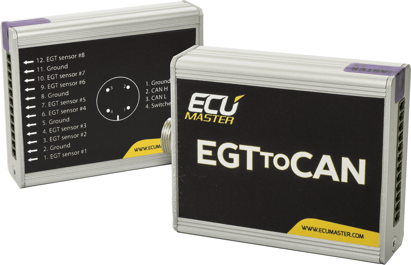 ECUMaster 8 チャンネル CAN EGT モジュール (ECUEGT8)