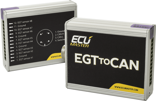 ECUMaster 8 チャンネル CAN EGT モジュール (ECUEGT8)