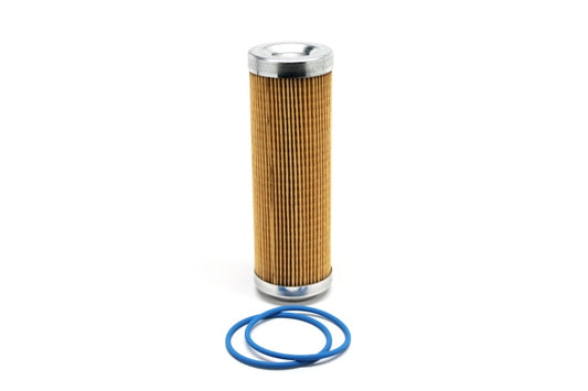 Fuelab 10ミクロン ペーパー交換エレメント - 5インチ（約127mm）、Oリング2個付、取扱説明書添付
