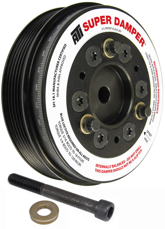 ATI ダンパー - 5.74インチ（約146mm） - アルミ製 - 6溝 - ミニクーパーS - 1.6L - 2％オーバードライブ - 1個
