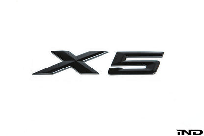 iND f15 x5 painted trunk emblem - iND Distribution