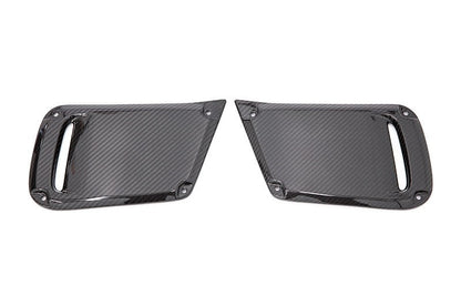 OLM LE ドライカーボンファイバー JDM DRL フェイスリフトベゼルカバー（フォグ穴なし）- 2018-2021 スバル WRX / STI用