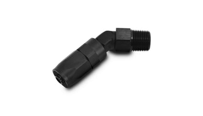 Vibrant -10AN 1/2NPT オス 45度 ホースエンドフィッティング