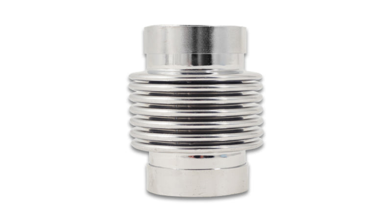 Vibrant ステンレス ベローズアッセンブリー ライナー付 電解研磨 入口/出口内径1.875インチ(約48mm) 全長2.75インチ(約70mm)