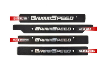 GrimmSpeed フロントナンバーデリートプレート | スバル 2015年以降 インプレッサ / WRX / STI