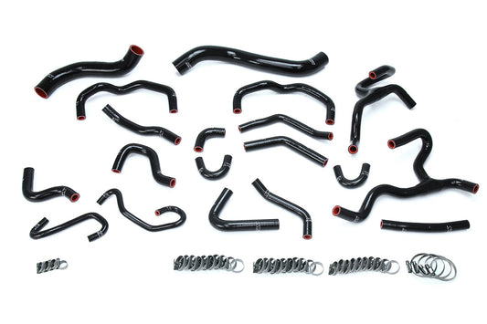 HPS シリコン ホース キット - ラジエーターおよびヒーター ホース 57-1709-BLK