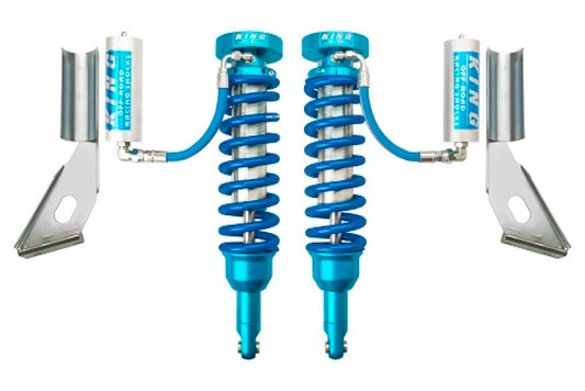 King Shocks 2010年以降トヨタFJ用フロント2.5インチ径（約63.5mm）コイルオーバーリモートリザーバーショック（ペア）
