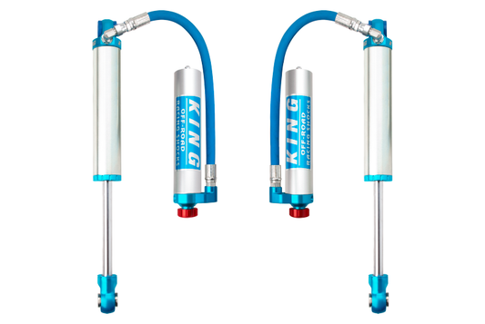 King Shocks 2008年以降トヨタ セコイア用リア 2.5インチ（約63.5mm）リモートリザーバーショック 調整機能付き（ペア）