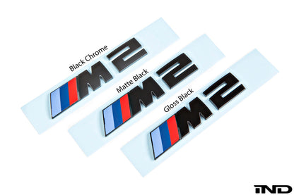 iND f87 m2 painted trunk emblem - iND Distribution
