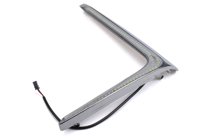 OLM GCS LED DRL フォグライトベゼルインサート - 2016-2017年モデル スバル クロストレック用