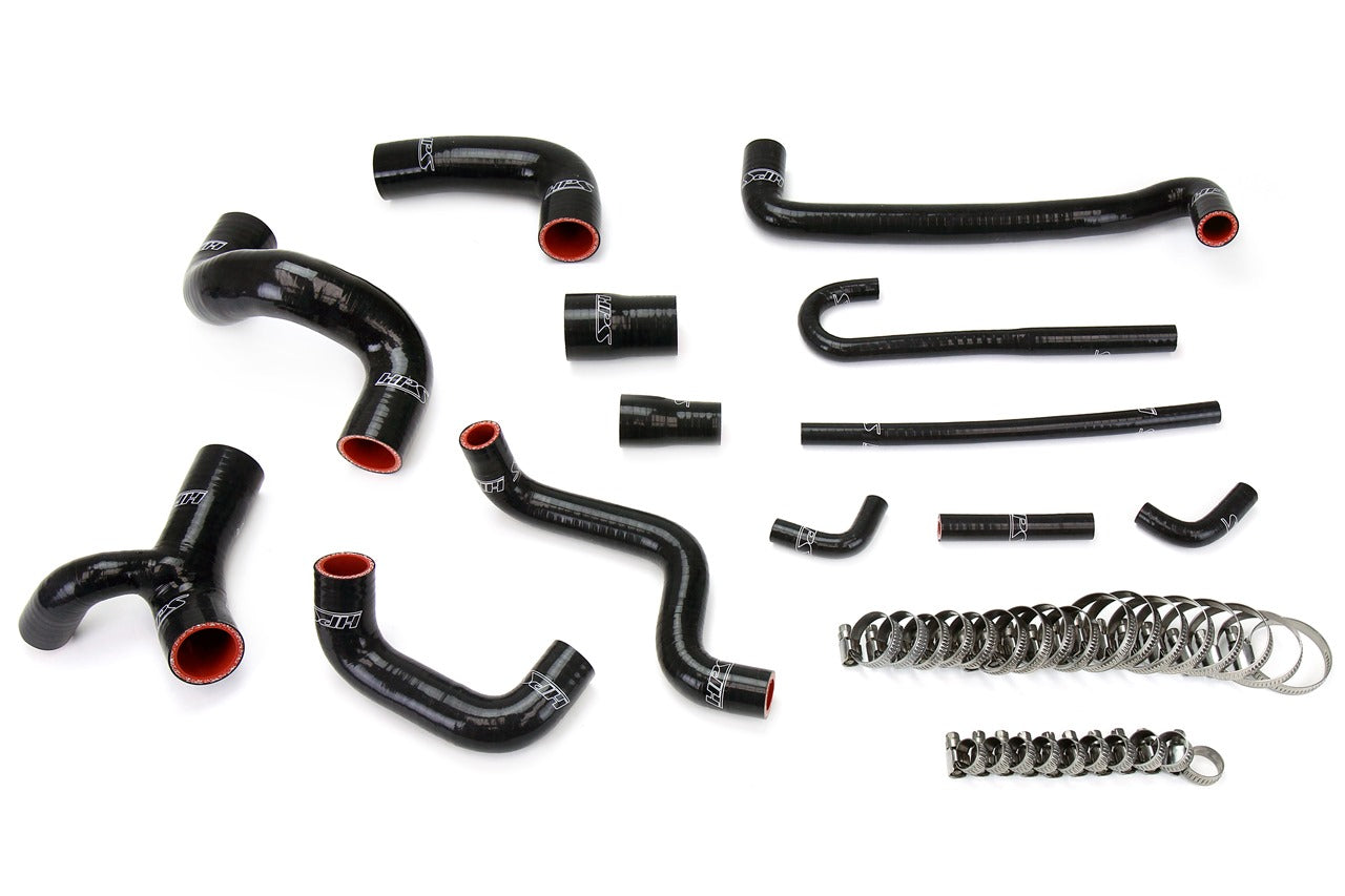 HPS シリコン ホース キット - ラジエーターおよびヒーター ホース 57-1209-BLK