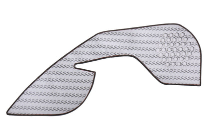 OLM レザー調 キックガードプロテクターセット 赤ステッチ（HK未装備用） - 2015-2021 スバル WRX / STI