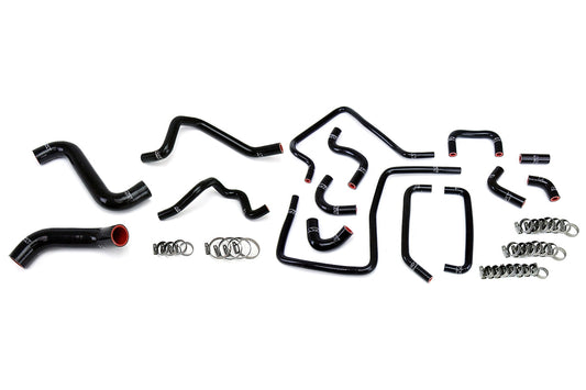 HPS シリコン ホース キット - ラジエーター、ヒーター、サポートホース 57-1814-BLK