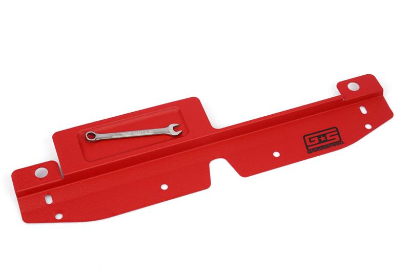 GrimmSpeed ツールトレイ付きラジエーターシュラウド レッド | スバル 2008-2014年 WRX / STI / 2008-2011年 インプレッサ