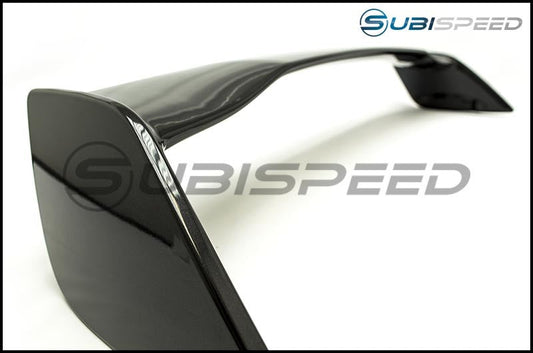 OLM STIスタイル ペイントマッチドスポイラー - クリスタルブラックシリカ / レイヴン - 2015-2021 スバル WRX / STI
