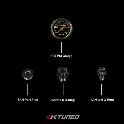 K-Tuned 8AN HP フューエルレギュレーター | ホンダ Kシリーズ エンジン (FPR)