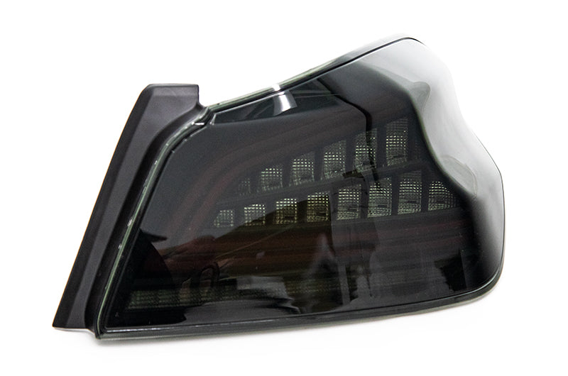 OLM Spec CRテールライト（スモークレンズ・ブラックベース）- 2015-2021 スバル WRX & STI