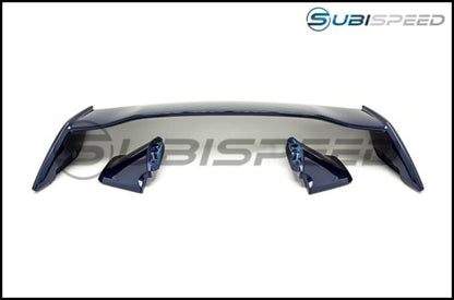 OLM STIスタイル ペイントマッチドスポイラー - ラピスブルー - 2015-2021 スバル WRX / STI用