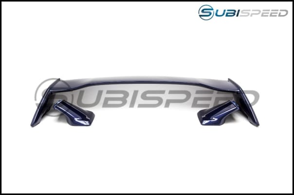 OLM STIスタイル ペイントマッチドスポイラー - ラピスブルー - 2015-2021 スバル WRX / STI用