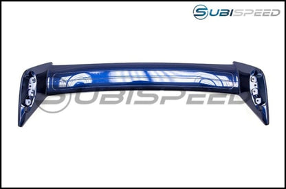 OLM STIスタイル ペイントマッチドスポイラー - ラピスブルー - 2015-2021 スバル WRX / STI用