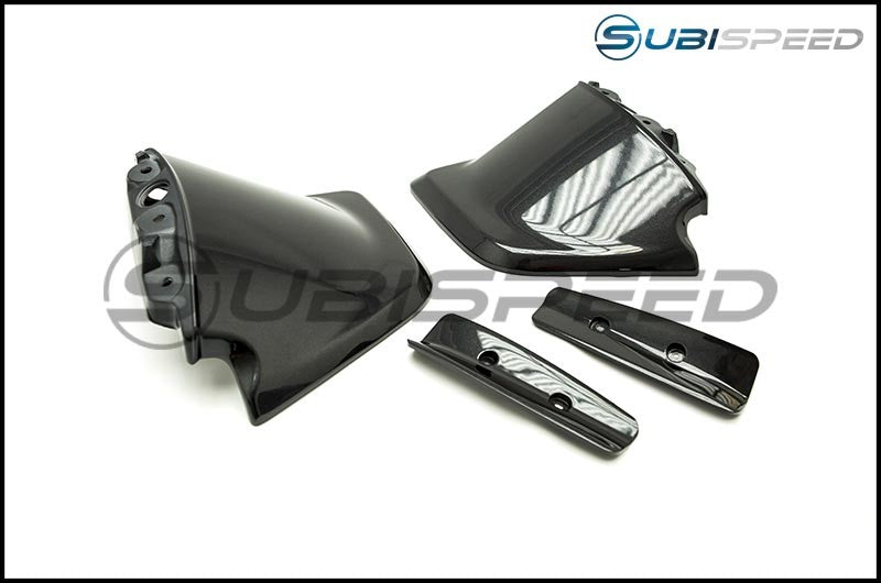 OLM STIスタイル ペイントマッチドスポイラー - ダークグレーメタリックアスファルト - 2015-2021 スバル WRX / STI用