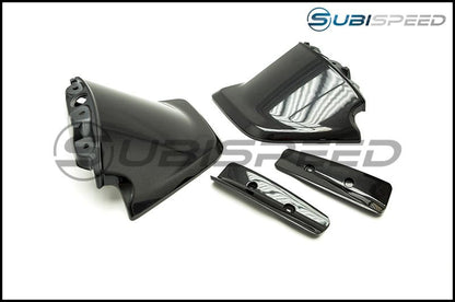 OLM STIスタイル ペイントマッチドスポイラー - ダークグレーメタリックアスファルト - 2015-2021 スバル WRX / STI用