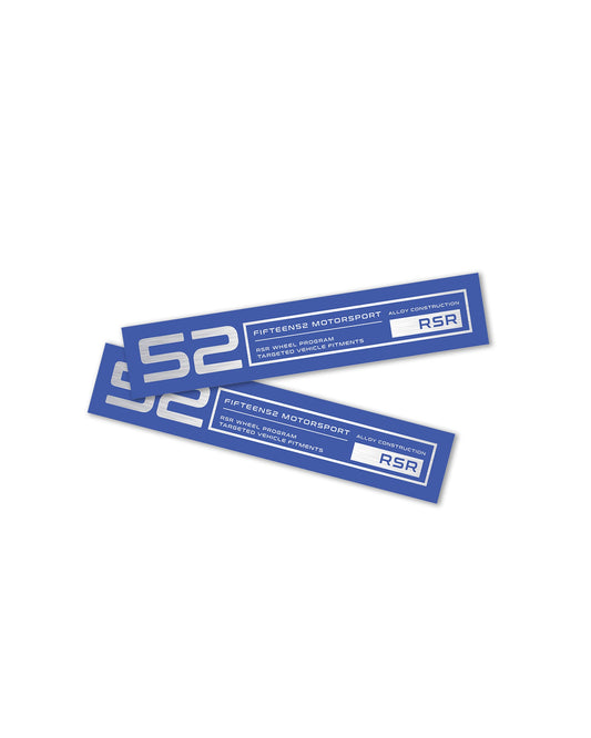 fifteen52 RSRホイール リップデカールセット_ブルー