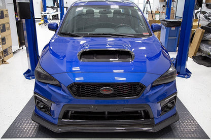 OLM A1 アグレッシブ カーボンファイバー フルリプレイスメント フードスクープ - 2015-2021 WRX/STI