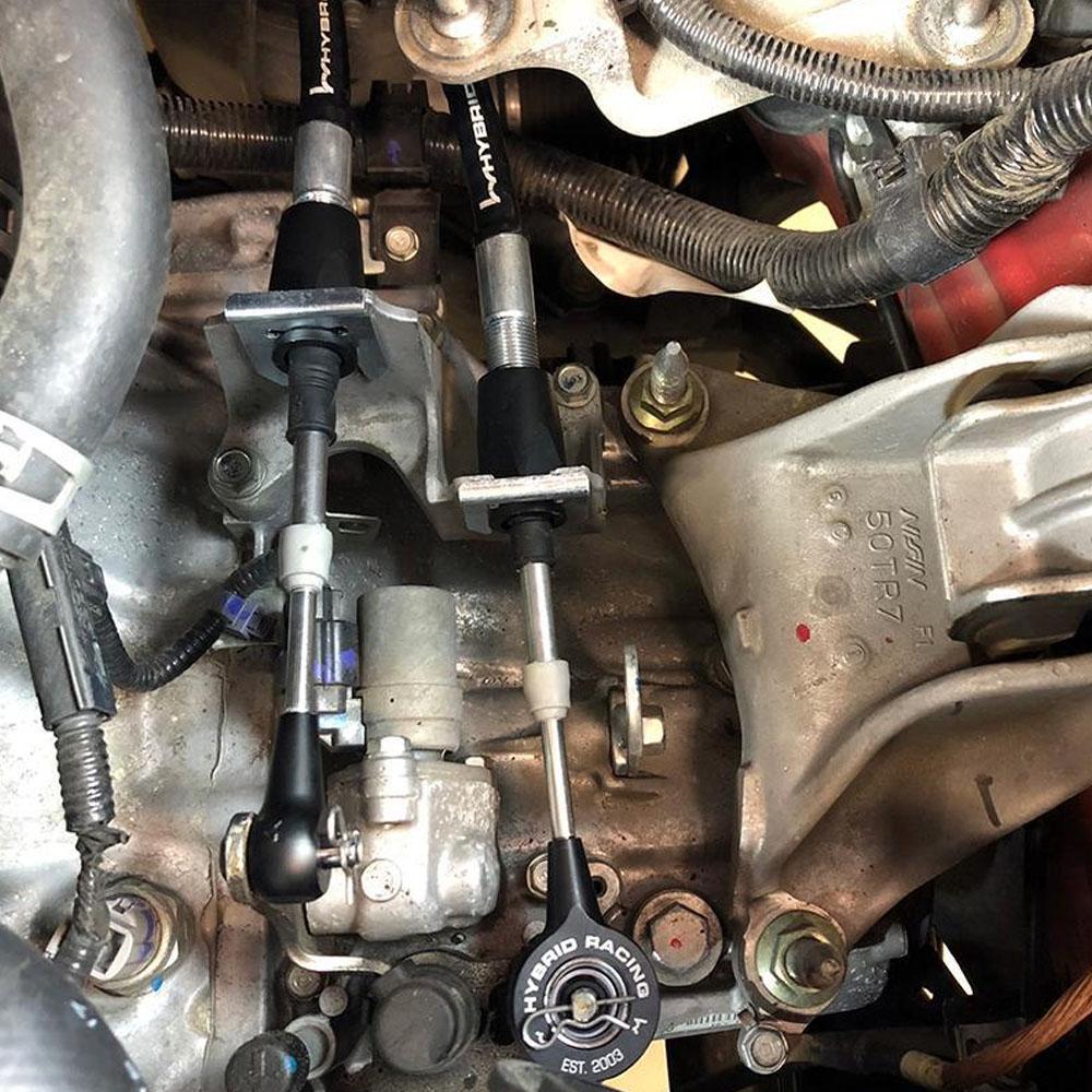 Hybrid Racing パフォーマンス シフター ケーブル | 2012-2015 ホンダ シビック Si (HYB-SCA-01-20)