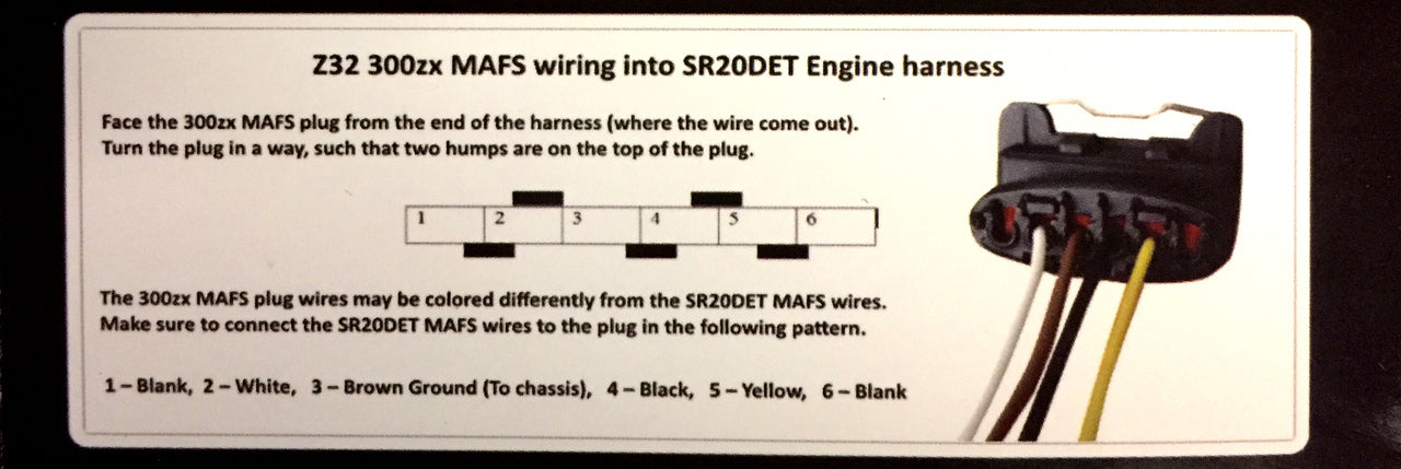 ISR Performance - Z32 エアフロ プラグ 日産 SR20DET(IS-194002)